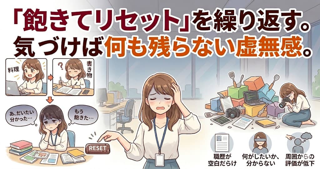 HSS型HSPの「飽き」との付き合い方